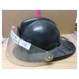 Denton Md Leather Badge Fire Helmet