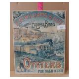 Baltimore Oyster Sign