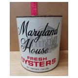Maryland House Fresh Oysters Can