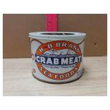 H And B Brand Crabmeat Can