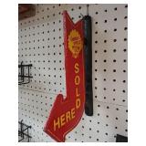 Shell Sold Here Sign