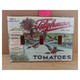 Thilman Tomato Label Light Switch Plate