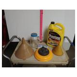 Antifreeze Sprinkler Jar,  Funnels, Planters