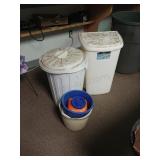 Trash Cans And Mom Buckets