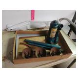Metal Bells And 1 1/2 Ton Hydraulic Jack
