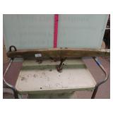 Old Wooden Beam W/ Hooks