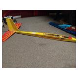 RC Airplane No Wings Has Battery Pack And Wiring