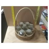Cups In Basket