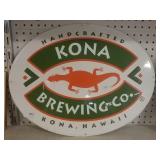 Handcrafted Kona Brewing Sign