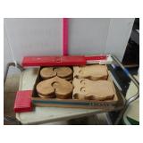 Road Reflector Triangle, Wood Hearts And Owls