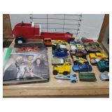 Matchbox Cars, Star Wars Books & Wooden Car