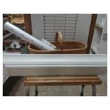 Basket, Self & Wallpaper Rolls