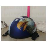 Daytona Helmets Eagle N Flag Skull Cap Sz M