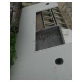 Boat Back Cover With Fishing Pole Stands