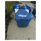 Tote  With Life Vests And Rope