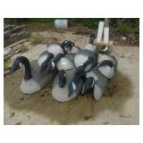 13 Hunting Goose Decoys