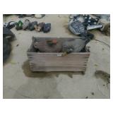 Wooden Crate Of Hunting Duck Decoys
