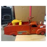 Vintage Ride On Firetruck Toy