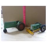 2 Tin Toy Tractors