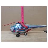 Tin Toy Town Airways Helicopter