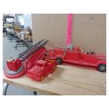 Plastic Fire Truck Toys