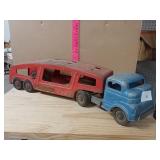 Vintage Metal Structo car Hauler