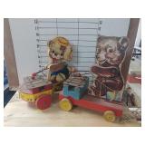 Vintage Music Toys, Jack In The Music Box, Drum