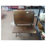 Vintage Wooden School Desk