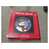 Griddle, Winter Dreams Plate