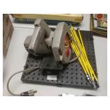 Saw, Shelf, Taped Rods