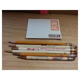 Advertising Pencils And Notepad