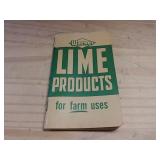 Warner Lime Products Notebook