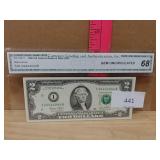 Certified Uncirculated 2$ Bill