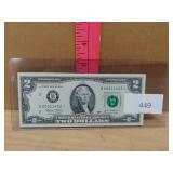 Certified Uncirculated 2$ Bill