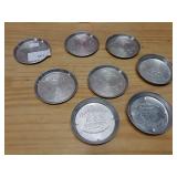 Silver Colored Small Dishes