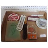 Thermometer, Calendar, Rulers And More