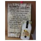 Firefly Wisdom Sign