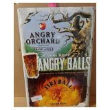 Angry Orchard And Fireball Sign