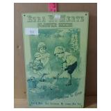 Ezra R. Mertz Flower Seed Sign