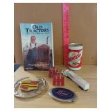 Belt Buckles, Can, Book And More