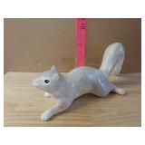 Hand Painted And Signed Ceramic Squirrel