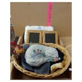 Hand Painted + Signed Cats And Pic Frames