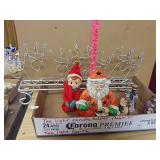 Christmas Decorations And Candle Holder