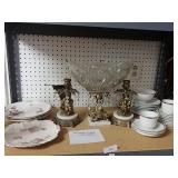 Vintage Crystal + Porcelain Dishes