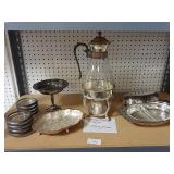 Vintage Coffee Server And Silver Items