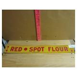 Red Spot Flour Sign