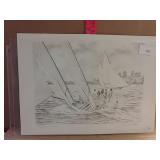 Sail Boat On The Chesapeake Bay