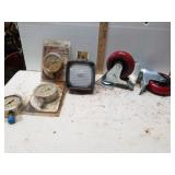 Miscellaneous shop items- Gauges, Light & Wheels