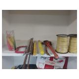 Tools- Drill Bits, Wire, Crowbar, Clamp, Zip Ties