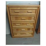 Wood Dresser (5 Drawer)